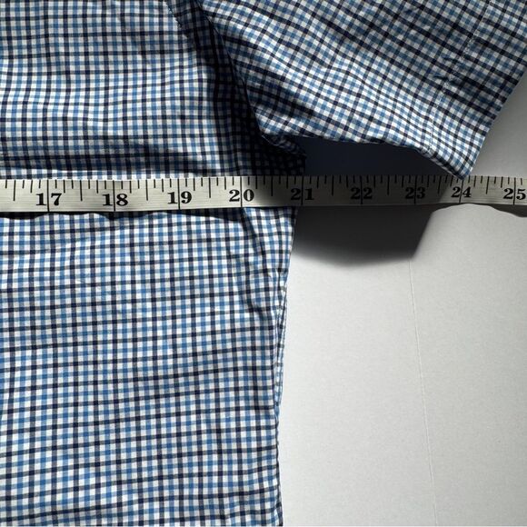 Ralph Lauren Short Sleeve Blue Plaid Button Down Size Medium NWT - Picture 7 of 8